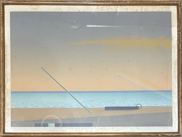 IVAN FREITAS - gravura, medindo: 59 cm x 79 cm (possui fungos) — Ivan Freitas