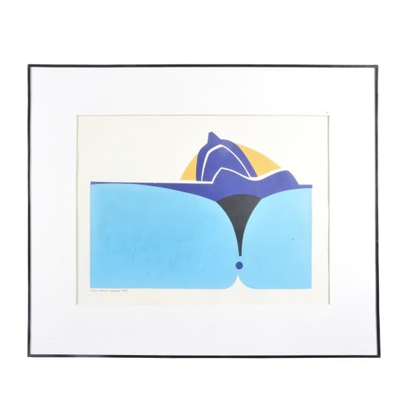 JUAREZ MACHADO - Serigrafia ass. No c.i.e, datada de 1973, numerada 28/100. Med.: 47 x 66 cm (mi); Med.: 73,5 x 93 cm(me) — Juarez Machado