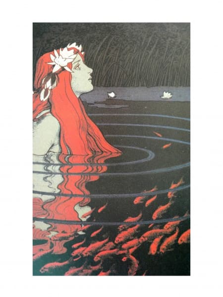 FRANZ HEIN - ART NOUVEAU - Poster impresso em 1989 pela Artline Editions. Colado sobre papel de suporte formato 29,7 x 42 cm. Tamanho da imagem: 17 x 28 cm. Ao ser moldurado, produzirá um belíssimo efeito. Utilize a ferramenta de busca com a palavra-chave "nouveau" para localizar itens similares no catálogo. — FRANZ HEIN
