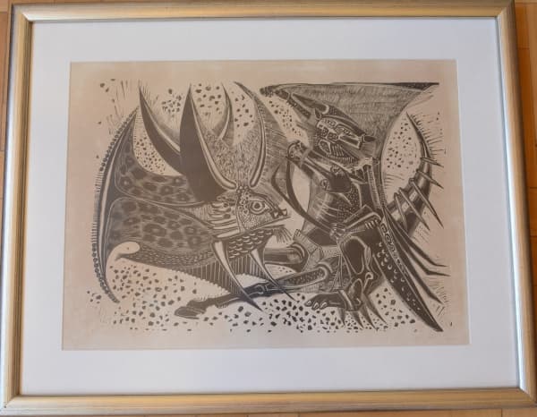 Marcelo Grassmann, gravura em metal, PA -med. 40x55cm — Grassmann