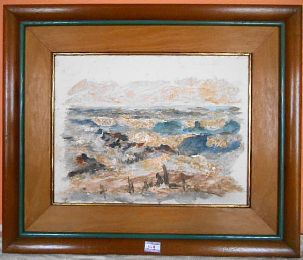 SEM ASSINATURA - "Abstrato" - Óleo sobre tela - Med. 31 x 41cm. — Sem Assinatura