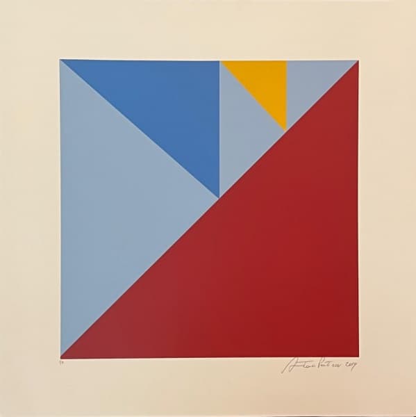 ANTONIO PETICOV, sem título, serigrafia PA, medindo 50 x 50 cm, assinado canto inferior direito e datado de 2019. — Antonio Peticov