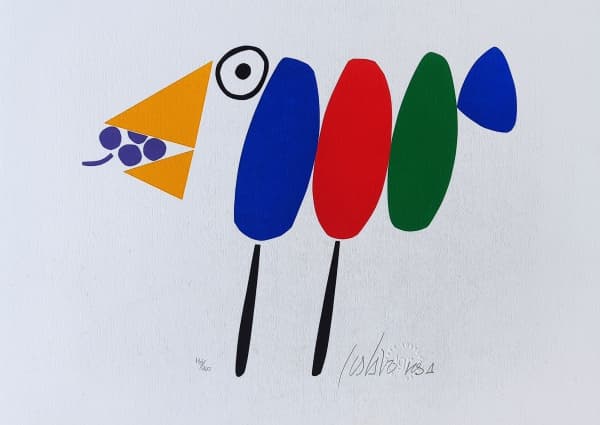 GUSTAVO ROSA - Figura - Serigrafia - 133/200 - 35x49 CM - Assinatura canto inferior direito NA CHAPA (S(Valor de mercado aproximadamente R$ 1.500,00) — Gustavo Rosa