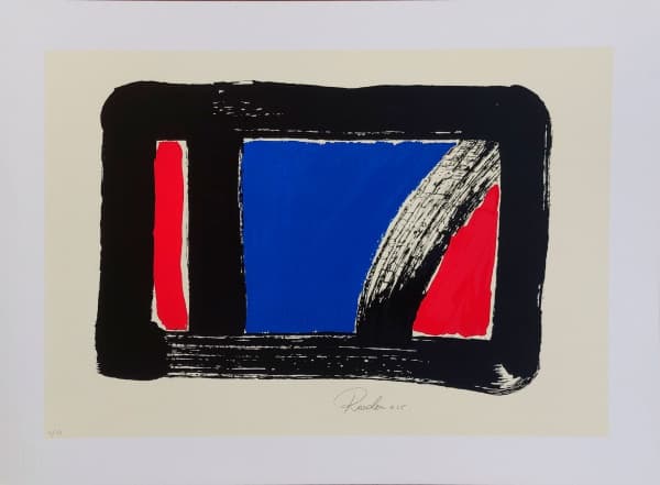 DÉCIO ROSOLEN - Abstrato - Serigrafia - 6/50 - 50x70 CM -Assinatura canto inferior direito (Valor de mercado aproximadamente R$ 1.500,00) — Décio Rosolen