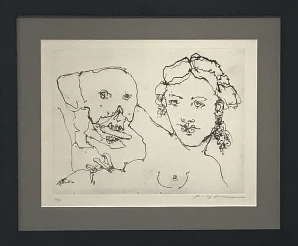 MARCELO GRASSMANN (1925 - 2013) - Gravura em metal. ME: 39,5 x 53cm. MI: 30 x 39cm. Ed. 18/20. Ass. inf. direito. Com moldura moldura 52 x 60,5 cm. — Grassmann