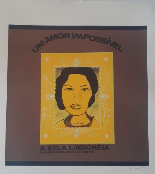 Rubens Gerchman, serigrafia ,medidas 66x 66 cm — Rubens Gerchman