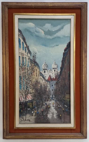 SILVIO PINTO - PAISAGEM FRANCESA - OST - 60X30cm. — Sílvio Pinto