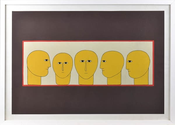 ANTONIO MAIA - " Ex Voto ", serigrafia, tiragem 10/10, assinado no canto inferior direito e datado em 1982. Med.: 56 x 79 cm. — Antonio Maia