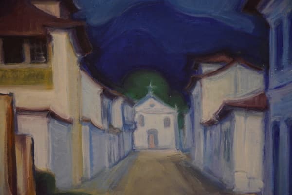 Frank Schaeffer, óleo sobre eucatex, 1980 -med. 32x40cm — Frank Schaeffer