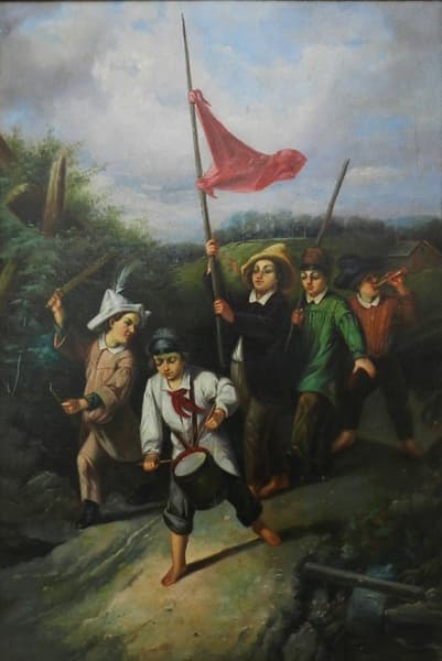 N.ROCKWELL - Figuras - OST/CID - 90 x 60 cm. — N.ROCKWELL