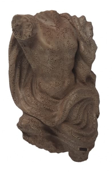 PALERMO- escultura em concreto aerado, peça assinada. Medidas aproximadas altura 56 cm e largura 36 cm — PALERMO