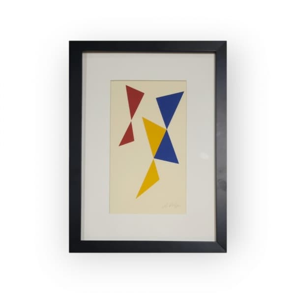 ALFREDO VOLPI (1896-1988) - Geométrico / Serigrafia / Assinado CID / Med. 24 x 14 cm — Alfredo Volpi