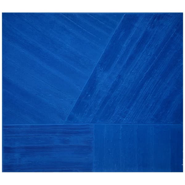 SILVIO IANKEZ (1957 - 2016) - Sem título, 2002, tinta acrílica e massa acrílica sobre tela, assinado e datado no verso, med. 120 x 110 cm. (Cód. 12) — Silvio Iankez