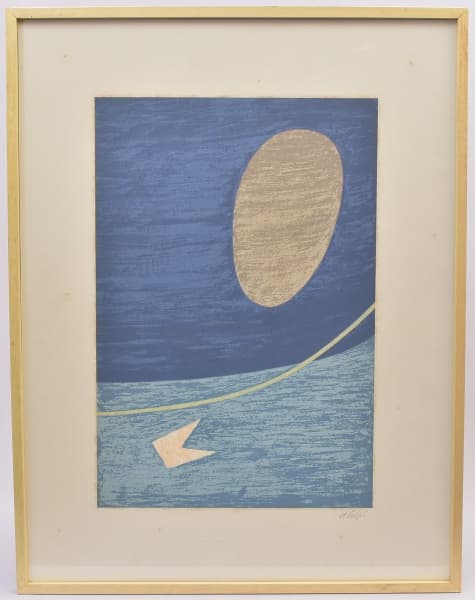 ALFREDO VOLPI - Sem título. Serigrafia, prova do artista. Medidas: 49 x 55 cm. — Alfredo Volpi