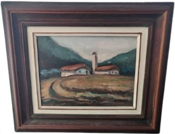 A. GATTORDO - "Rural" - o.s.t - a.c.i.d - medidas da obra 30 x 40 cm - medidas da moldura 53 x 63 cm. — A. GATTORDO