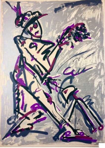 Ivald Granato, serigrafia original ass. 38/50 - 70x50cm. — Ivald Granato