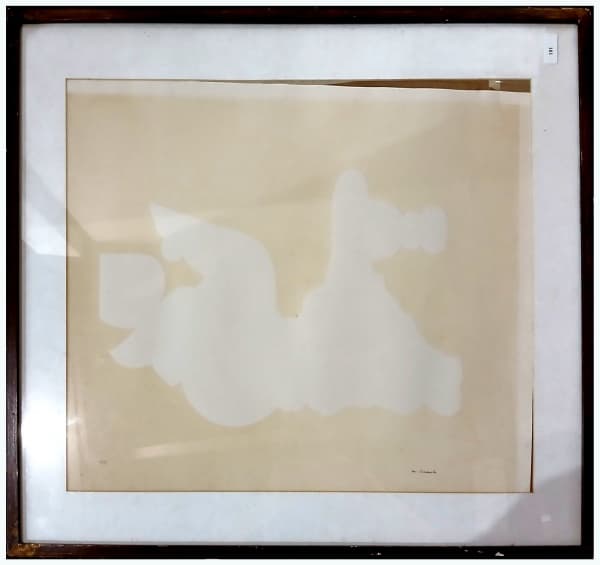 Milton Dacosta, serigrafia intitulada Vênus, tiragem 9/100, assinado, com selo da galeria Contorno, emoldurado, medidas totais 74x61cm. — Milton Dacosta