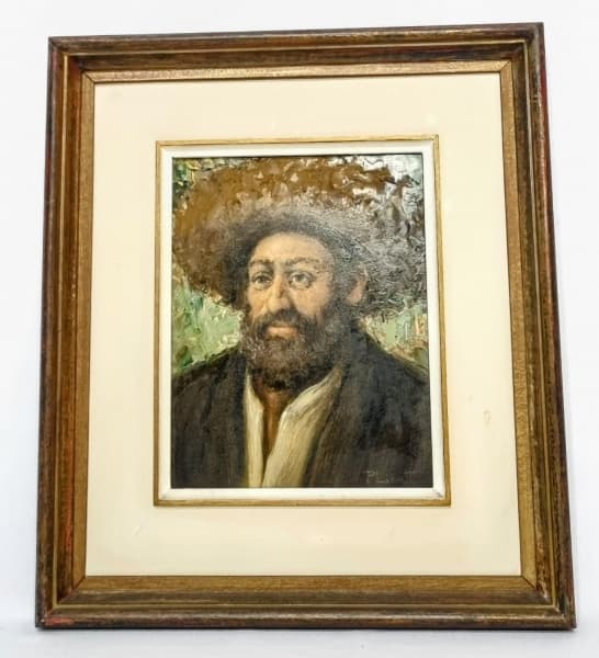 MESTRE JOSÉ PAULO LICATTI (TAQUARITINGA, 1910-1990, SÃO PAULO-SP) - Rara e autêntica pintura finamente executada em técnica de óleo sobre placa representando expressiva figura masculina rica em colorações. Obra proveniente da Academia Paulista de Belas Artes (Galeria Portinari). Assinada no C.I.D. Mede 22 x 28 cm. Enquadrada em moldura da época de madeira nobre patinada medindo 40 x 45,5 cm. Perfeito estado de conservação. NOTA SOBRE O ARTISTA: Nasceu em Taquaritinga, SP em 5 de agosto e faleceu — MESTRE JOSÉ PAULO LICATTI