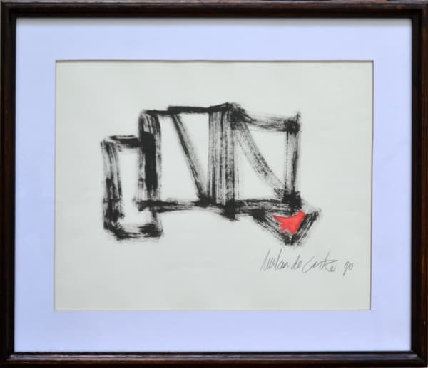 Amilcar de Castro, `Geométrico` - técnica mista - dat. 1990 - med. 30 x 42 cm - A.C.I.D. — Amílcar de Castro