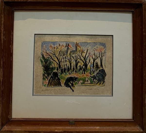 SERGIO TELLES, ''Paisagem'' Gravura aquarelada, medindo 18 x 24 cm, assinado no canto inferior direito e datado 2014 — Sérgio Telles