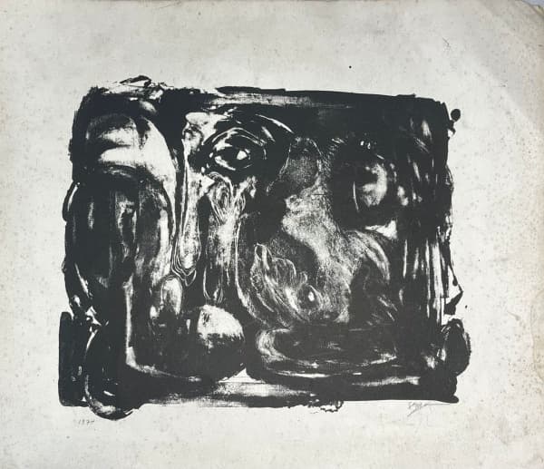 IVAN SERPA, Ivan Ferreira Serpa (Rio de Janeiro, 1923 Rio de Janeiro, 1973) - "Composição", serigrafia , A.C.I.D, datado de 1970. Med 41x47 cm. — Ivan Serpa