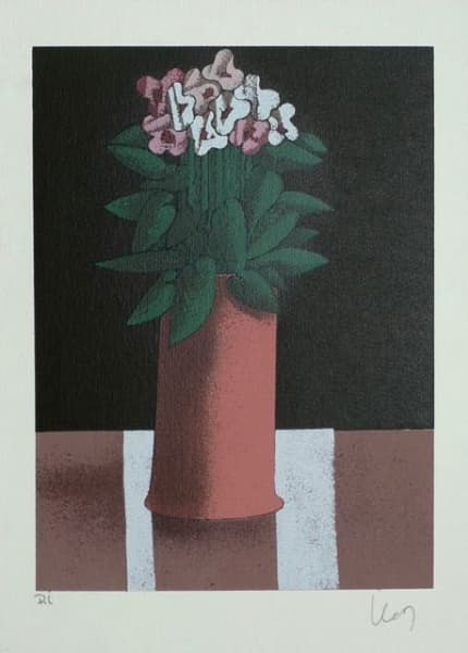 INOS CORRADIN - Serigrafia; medidas: 30x22cm, edição: xx/100, assinatura: CID (à lápis) — Inos Corradin