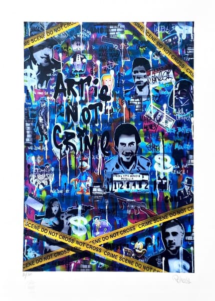 FÁBIO POLESI - Finearts, Medidas 64x44 cm A.C.I.D - Sem moldura - GRAVURA ORIGINAL ASSINADA — Fabio Polesi