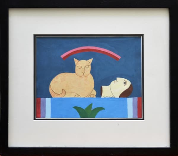 Antonio Maia, `Ex-Voto` - guache - dat. 1986 - med. 16 x 21 cm - A.C.I.D. — Antonio Maia