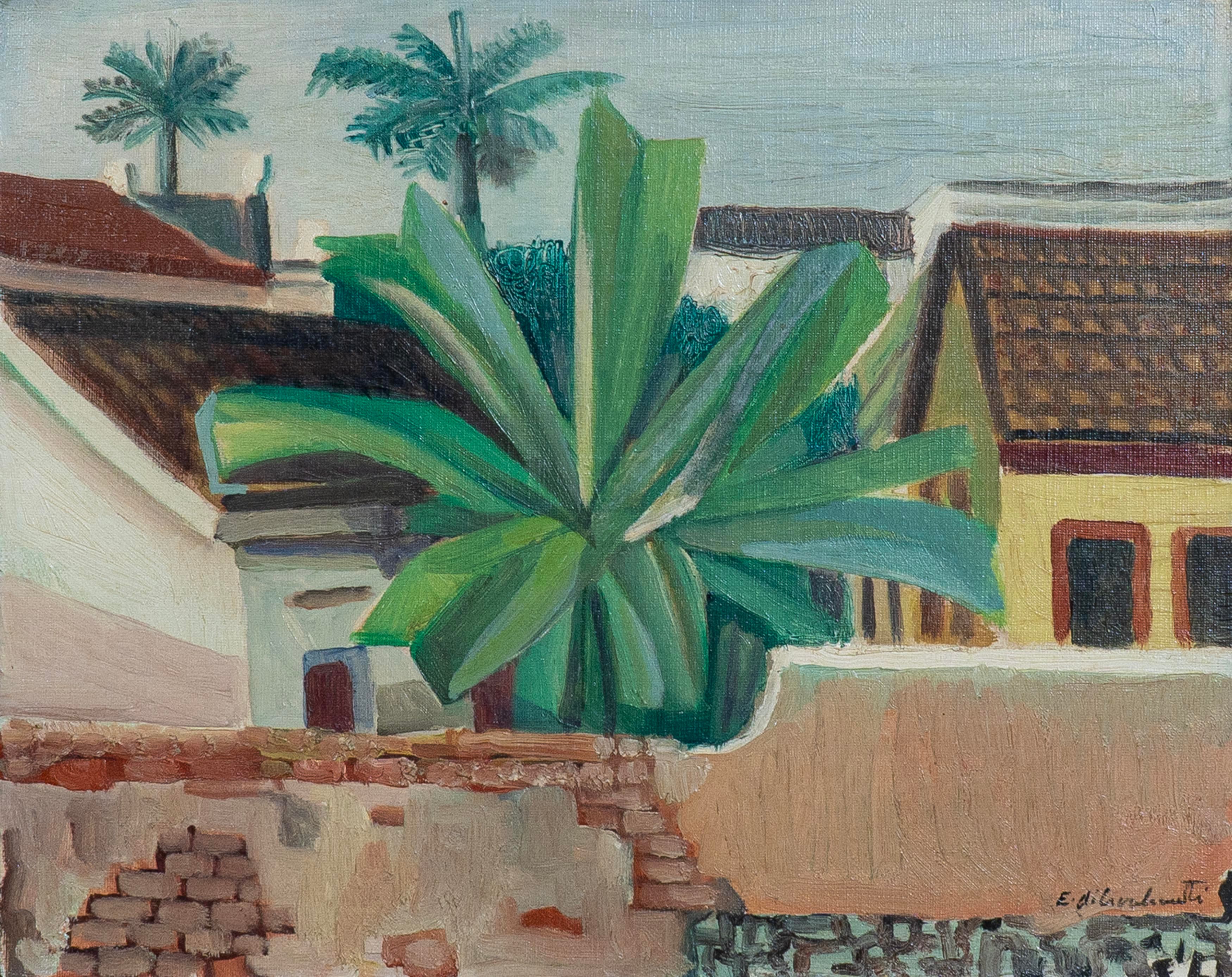 Paisagem de Ouro Preto, déc. 1950 — Di Cavalcanti