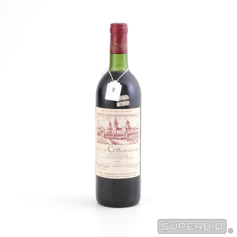 CHATEAU COS D'ESTOURNEL 1983. SAINT-ESTEPHE, BORDEAUX, FRANÇA. VINHO TINTO, 750ML. — Château Cos d'Estournel