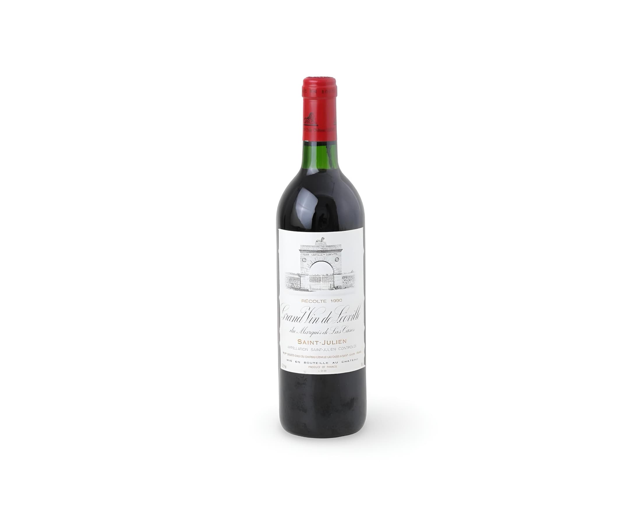 Chateau Leoville-Las Cases 1990. Saint-Julien, Bordeaux, França. Vinho tinto, 750ml. RP96/100 — Chateau Leoville-Las Cases 1990