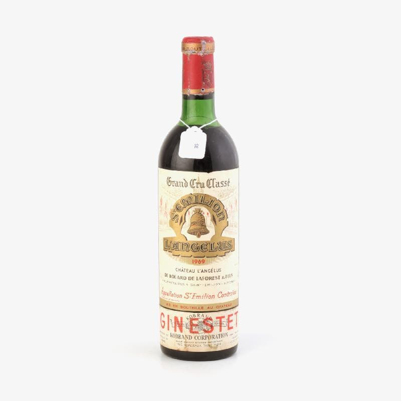 CHATEAU ANGELUS 1969. SAINT-EMILION GRAND CRU, BORDEAUX, FRANÇA. VINHO TINTO, 750ML. — Château Angelus