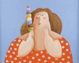 Menina chupando sorvete — Gustavo Rosa, 2000