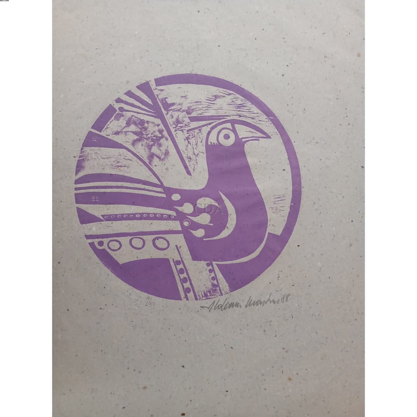 Pássaro — Aldemir Martins, 1988