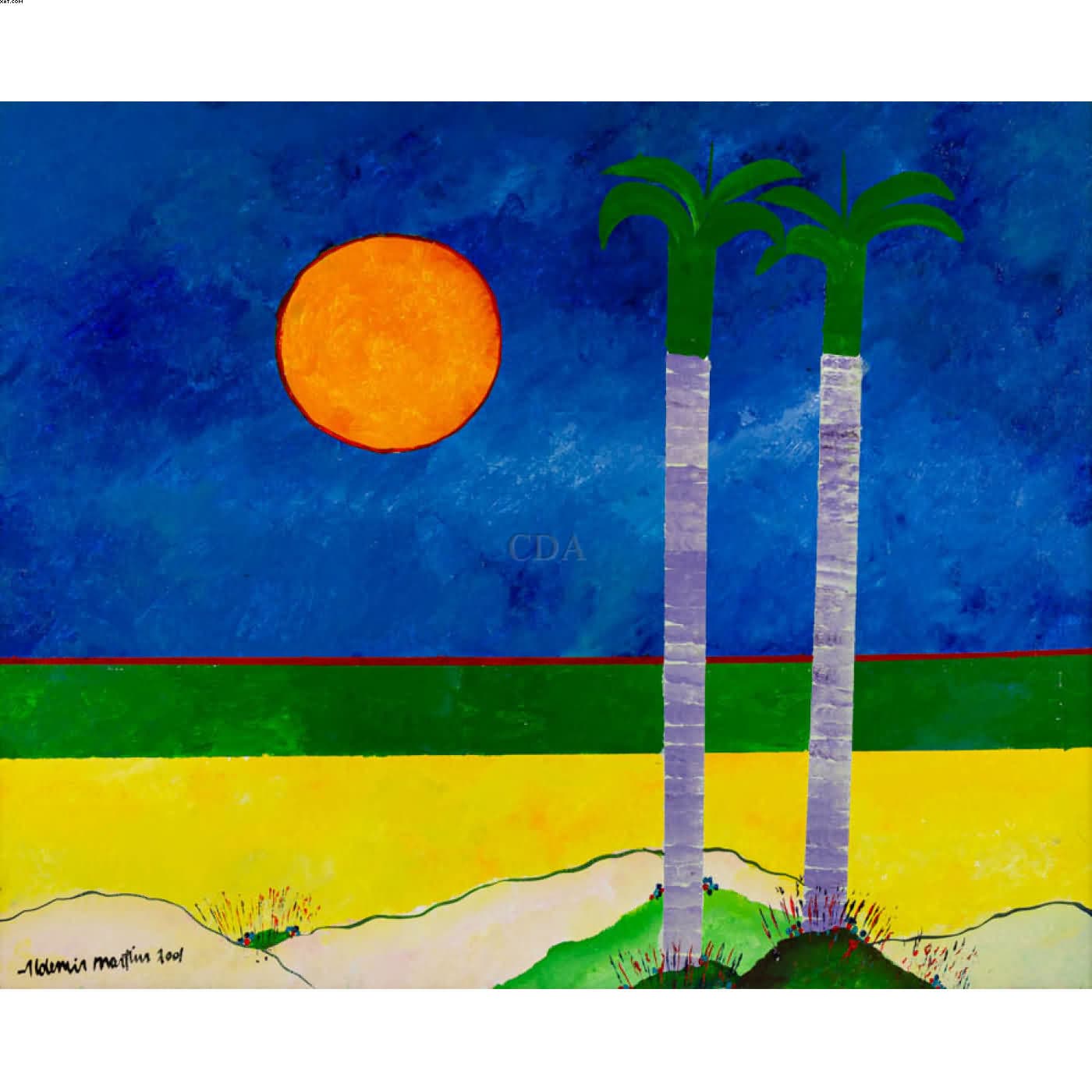 Paisagem Tropical — Aldemir Martins, 2001