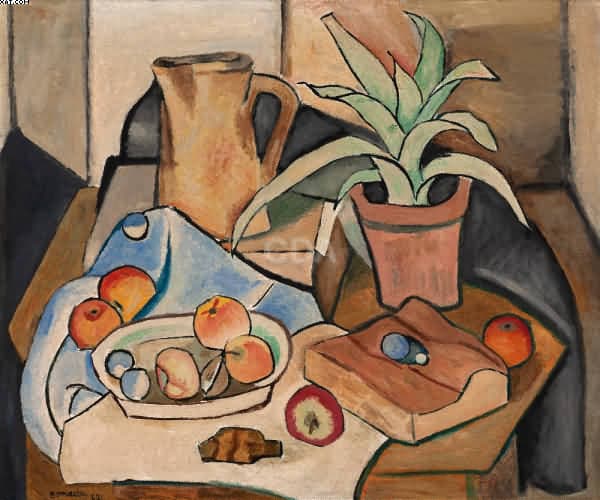 Jarro, Planta e Frutas — Aldo Bonadei, 1962