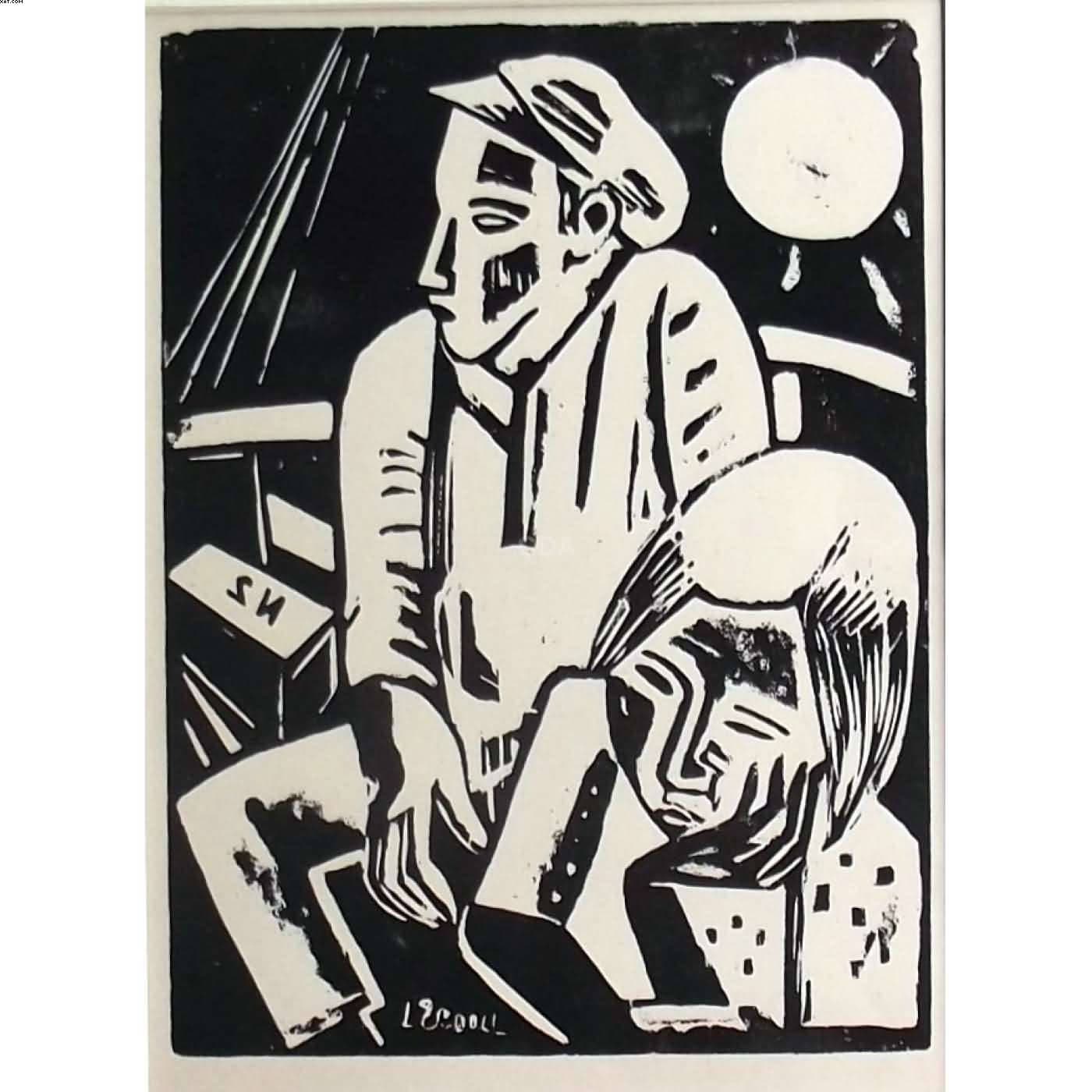 Emigrantes com Lua — Lasar Segall, 1966