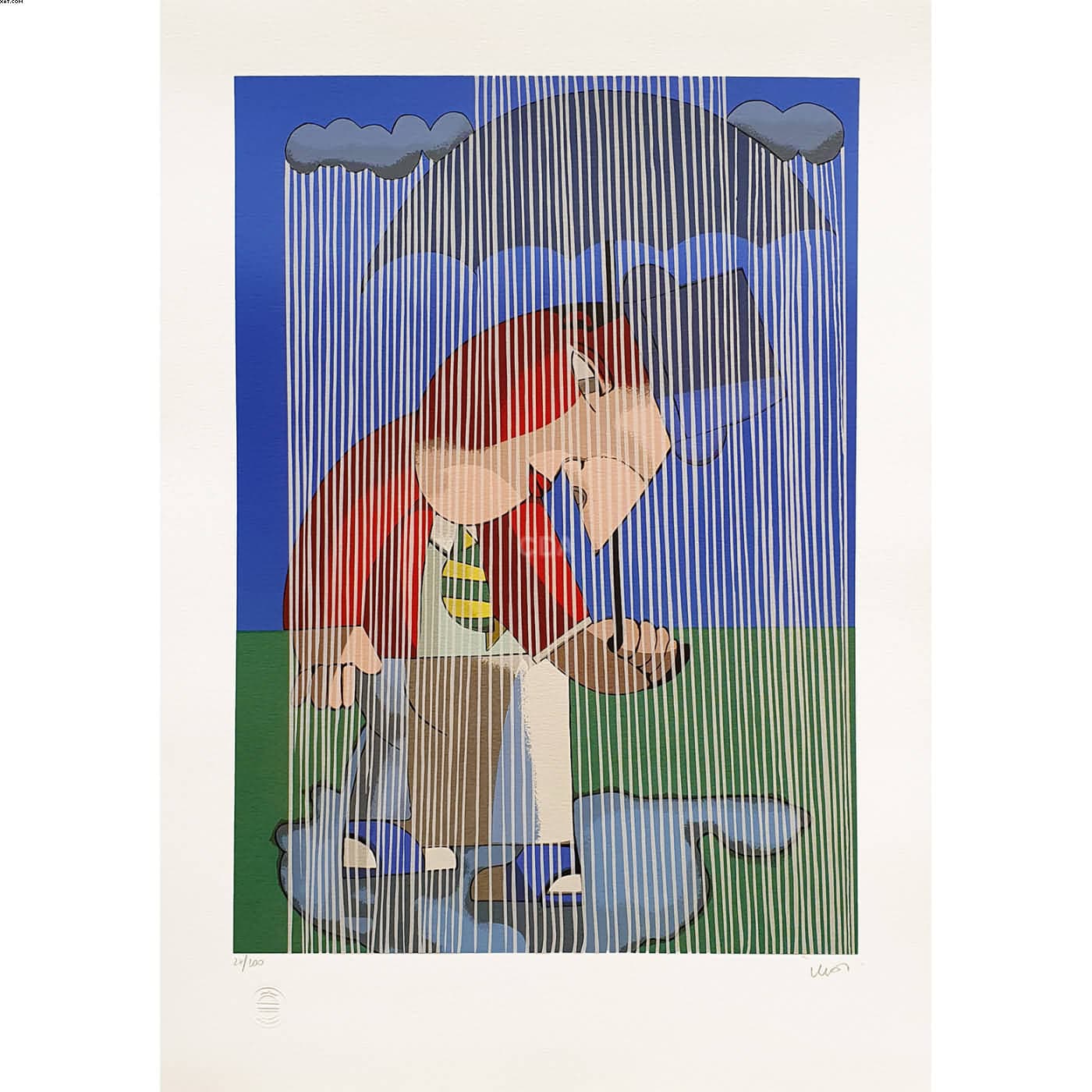 Homem na chuva — Inos Corradin