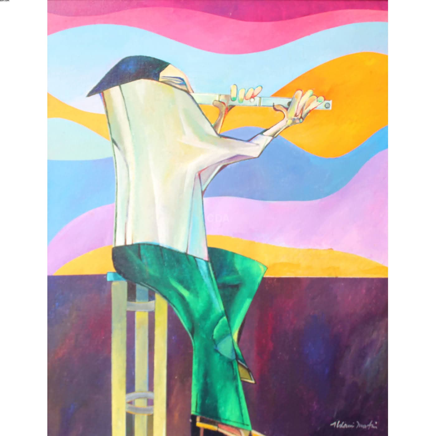 Flautista — Aldemir Martins, 1960
