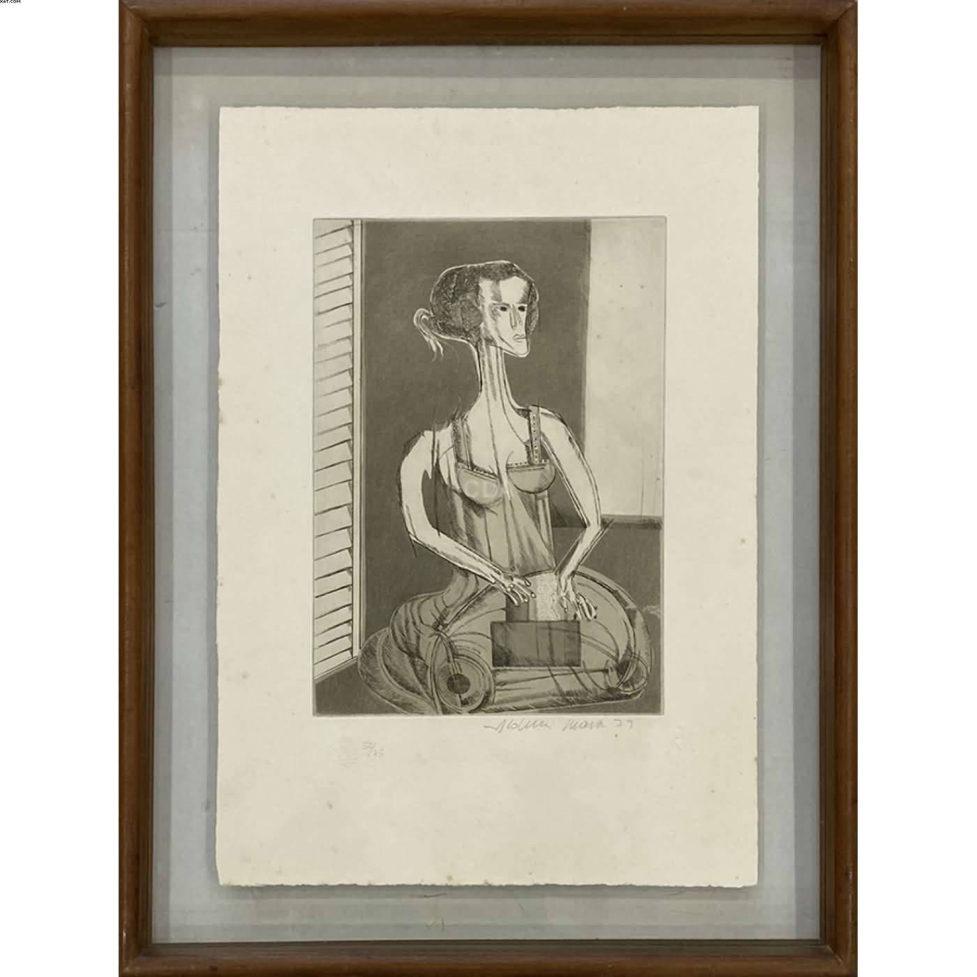 Mulher rendeira — Aldemir Martins, 1979