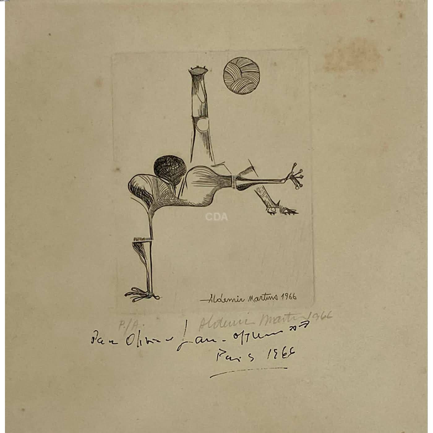 Jogador — Aldemir Martins, 1966
