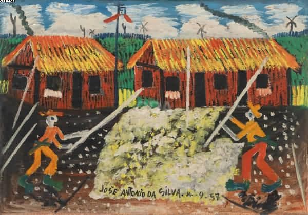 Colheita de Algodão — José Antônio da Silva, 1957