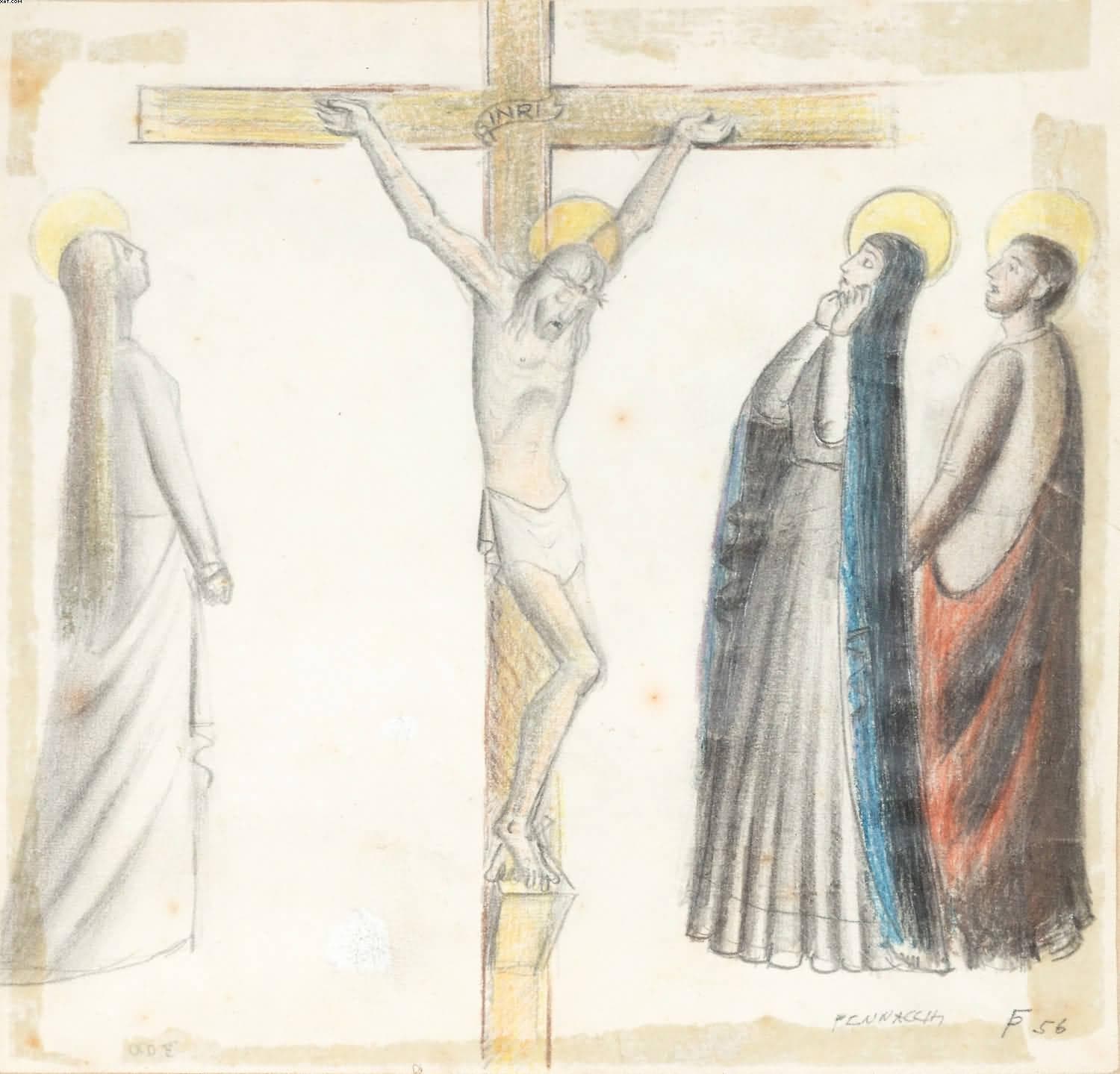 Crucificação — Fulvio Pennacchi, 1956