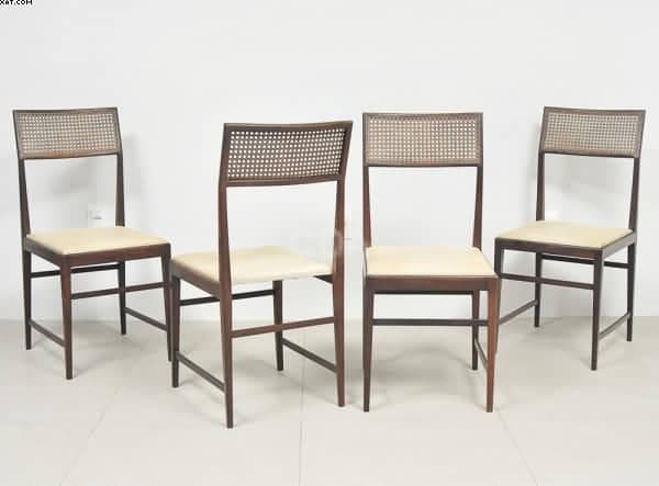 Conjunto de 4 cadeiras — Joaquim Tenreiro
