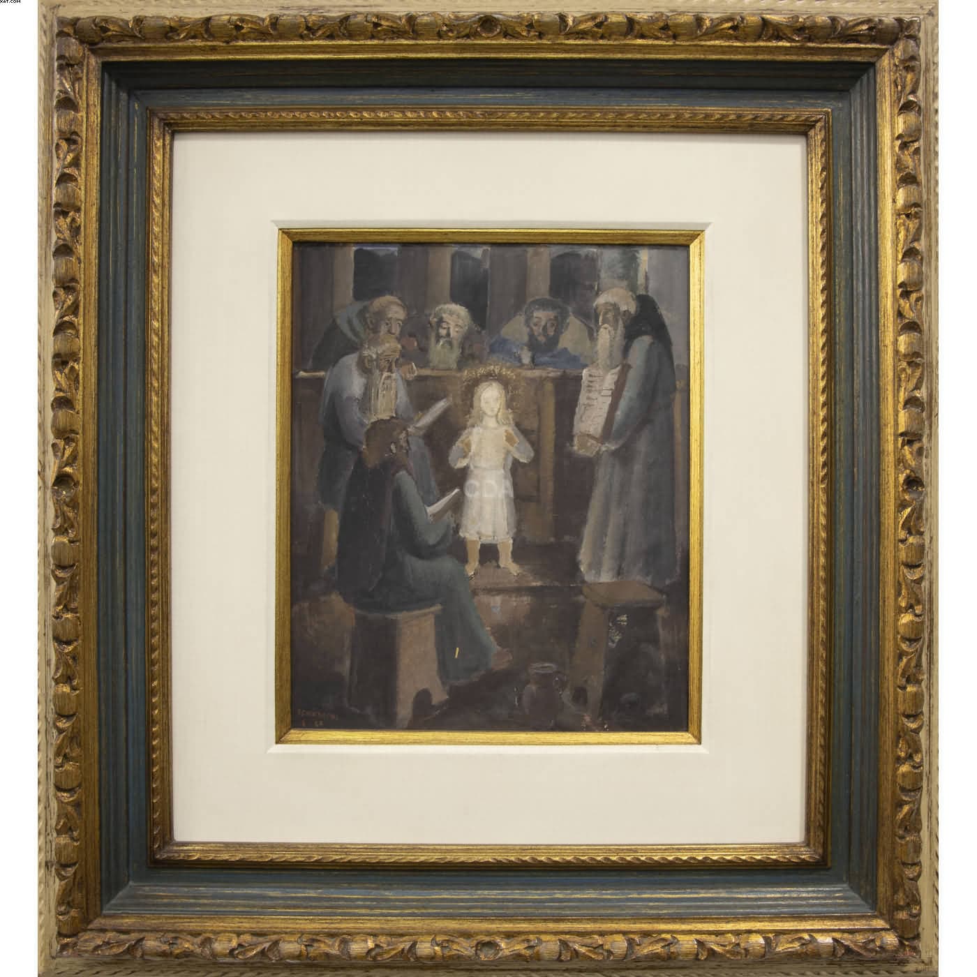Jesus com os doutores da lei — Fulvio Pennacchi, 1947