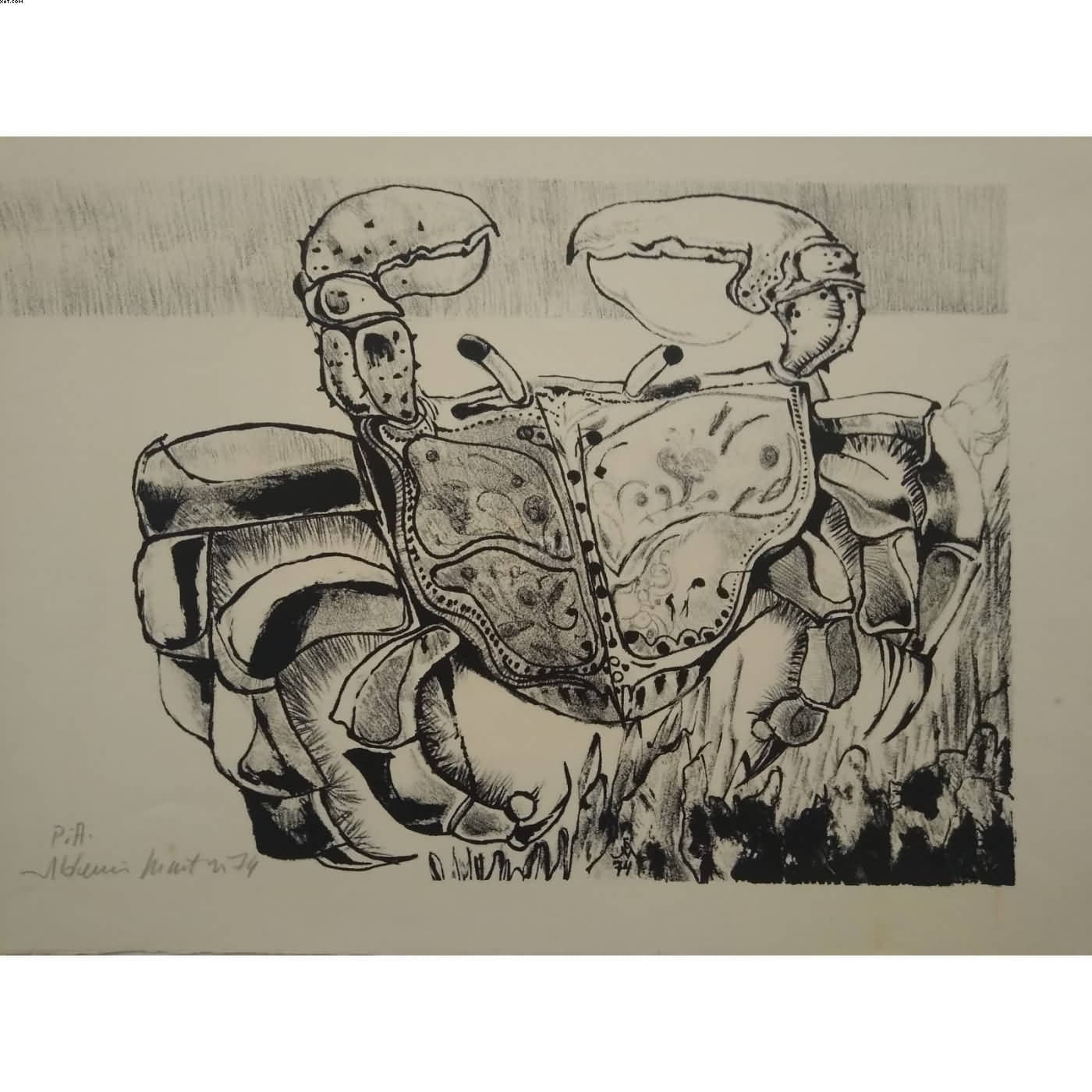 Carangueijo — Aldemir Martins, 1974