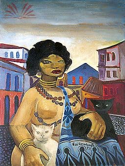 Mulata e Gato — Di Cavalcanti, 1972