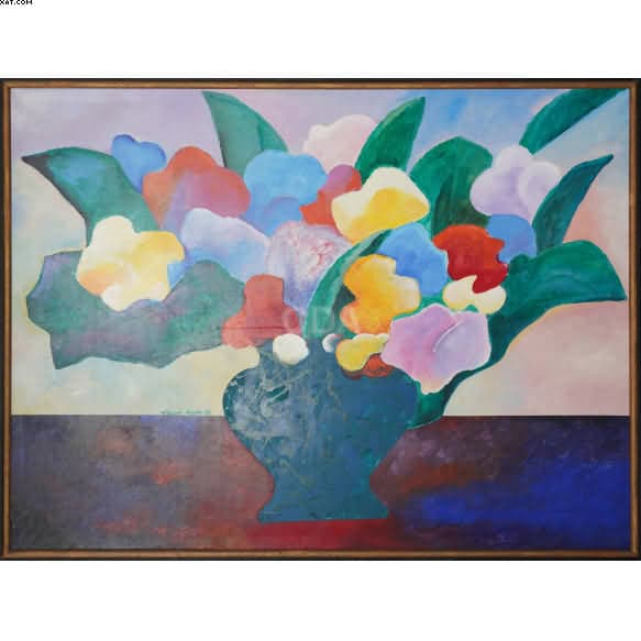 Vaso de flores — Aldemir Martins, 1986