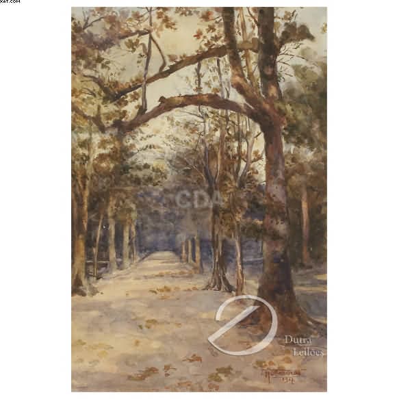 Estrada Arborizada — Antônio Parreiras, 1917