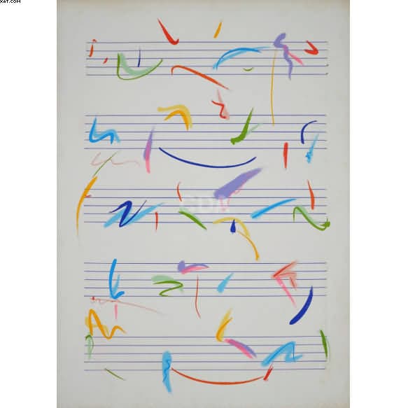 Birds of Paradise Suite, Opus 3, Garça, 1st movement — Antonio Peticov, 1988
